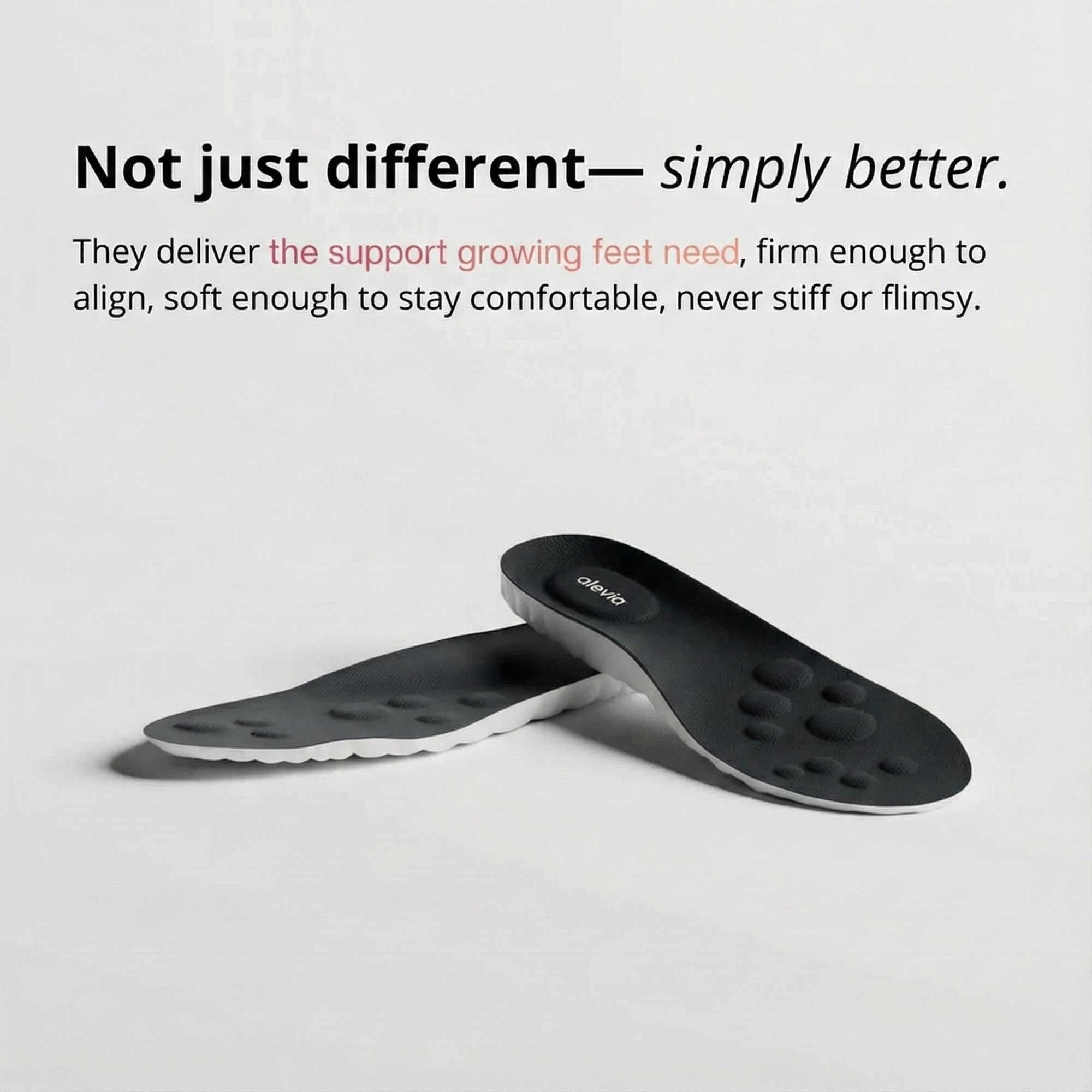 StepX™ Black - Align &amp; Cushion Insoles